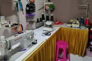 kedai jahit di Chaah, Malaysia