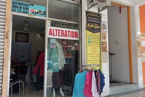 kedai jahit di Jitra, Malaysia