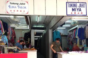 kedai jahit di Kampong Dungun, Malaysia